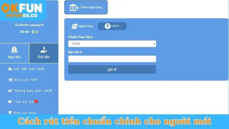 Cách rút tiền chuẩn chỉnh cho người mới